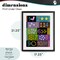Stupell Industries Learning To Count Chart Framed Print Under Glass, design by Carla Daly
